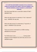 FCTC WRITTEN EXAM NEWEST 2025&sol;2026 ACTUAL EXAM WITH  COMPLETE QUESTIONS AND CORRECT DETAILED ANSWERS &lpar;100&percnt;  VERIFIED ANSWERS&rpar; &vert;ALREADY GRADED A&plus;&vert; &vert;&vert;PROFESSOR  VERIFIED&vert;&vert;