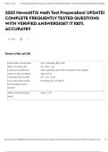 2025 Newest&vert;TSI Math Test Preperation&vert; UPDATE&vert; COMPLETE FREQUENTLY TESTED QUESTIONS WITH VERIFIED ANSWERS&vert;GET IT 100&percnt; ACCURATE&excl;&excl;