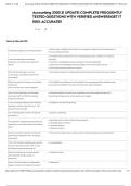 Accounting 3300 2&vert; UPDATE&vert; COMPLETE FREQUENTLY TESTED QUESTIONS WITH VERIFIED ANSWERS&vert;GET IT 100&percnt; ACCURATE&excl;&excl;