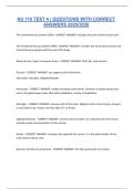 NU 110 TEST 4 &vert; QUESTIONS WITH CORRECT ANSWERS 2025&sol;2026