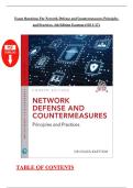 Exam Questions for Network Defense and Countermeasures &ndash; 4th Edition &lpar;Easttom 2024&rpar; &vert; Chapters 1&ndash;17 &vert; Verified Answers &vert; Instant Download PDF