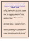 HESI PN LEADERSHIP EXIT EXAM NEWEST 2025&sol;2026 ACTUAL  EXAM WITH COMPLETE QUESTIONS AND CORRECT DETAILED  ANSWERS &lpar;100&percnt; VERIFIED ANSWERS&rpar; &vert;ALREADY GRADED A&plus;&vert;  &vert;&vert;PROFESSOR VERIFIED&vert;&vert; 