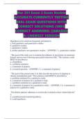 Nur 351 Exam 2 Exam Review ACCURATE CURRENTLY TESTING REAL EXAM QUESTIONS WITH CORRECT SOLUTIONS &lpar;100&percnt; CORRECT ANSWERS&rpar; &vert;&vert;GRADED A&plus;&vert;NEWEST VERSION
