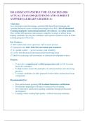 SSI ASSISTANT INSTRUCTOR  EXAM 2025-2026  ACTUAL EXAM 200 QUESTIONS AND CORRECT  ANSWERS &vert;ALREADY GRADED A&plus;
