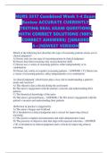 NURS 3517 Combined Week 1-4 Exam Review ACCURATE CURRENTLY TESTING REAL EXAM QUESTIONS WITH CORRECT SOLUTIONS &lpar;100&percnt; CORRECT ANSWERS&rpar; &vert;&vert;GRADED A&plus;&vert;NEWEST VERSION