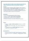 SSI ITC FINAL EXAM TEST BANK ACTUAL EXAM 450&plus; QUESTIONS AND CORRECT ANSWERS 2025-2026 LATEST&sol;&sol;ALREADY GRADED A&plus; 