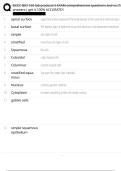 DCCC BIO 150 lab practical 2 EXAM comprehensive questions and verifiedanswers&vert; get it 100&percnt; ACCURATE&excl;&excl;