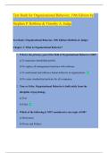 Test Bank for Organizational Behavior&comma; 19th Edition by  Stephen P&period; Robbins & Timothy A&period; Judge 