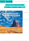 Test Bank | Sensation & Perception, 10th Edition | Goldstein & Brockmole | Verified Q&A | Updated 2025/2026