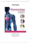 Test bank for Pharmacology 5th Edition