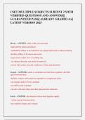 CSET MULTIPLE SUBJECTS SUBTEST 2 WITH  VERIFIED QUESTIONS AND ANSWERS&vert;&vert;  GUARANTEED PASS&vert;&vert; ALREADY GRADED A&plus;&vert;&vert;  LATEST VERSION 2025
