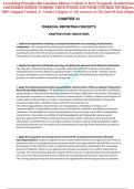   Test Bank for Accounting Principles 8th Canadian Edition Volume 2 &lpar;Chapter 11-18&rpar; 2025 Edition By Jerry Weygandt&comma; Donald Kieso&comma; Paul Kimmel&comma; Barbara Trenholm&comma; Valerie Warren&comma; Lori Novak