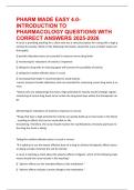RN PHARMACOLOGY A RELIAS QUESTIONS WITH CORRECT ANSWERS 2025