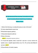 NR 546 Advanced Pharmacology &ndash; Psychopharmacology for the Psychiatric-Mental Health Nurse Practitioner Midterm Exam &lpar;Complete 2024&ndash;2025 Edition&rpar;