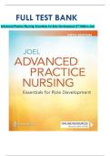 Advanced Practice Nursing&colon; Essentials for Role Development &ndash; 5th Edition by Joel &lpar;Complete Test Bank&comma; 2024&ndash;2025&rpar;