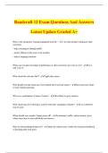 Roadcraft 13 Exam Questions And Answers Latest Update Graded A&plus;