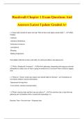 Roadcraft Chapter 1 Becoming a Better Driver Exam Questions And Answers Latest Update Graded A&plus;