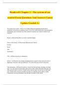 Roadcraft Chapter 2 - The system of car control Exam Questions And Answers Latest Update Graded A&plus;