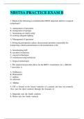 NBSTSA Practice Exam B &vert; Verified Surgical Technologist Questions & Answers &vert; A&plus; Certification Study Guide 2024