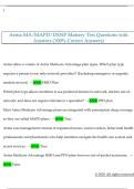 Aetna MA&sol;MAPD&sol;DSNP Mastery Test Questions with  Answers &lpar;100&percnt; Correct Answers&rpar;
