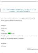 Aetna MA&sol;MAPD&sol;DSNP Mastery Test Questions with  Answers &lpar;100&percnt; Correct Answers&rpar;