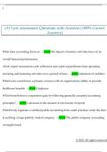 c213 pre assessment Questions with Answers &lpar;100&percnt; Correct  Answers&rpar;