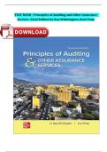 TEST BANK for Principles of Auditing and Other Assurance Services &lpar;22nd Edition&rpar; by Ray Whittington & Kurt Pany &vert; Verified Complete Chapters 1&ndash;25 &vert; Latest 2025 Edition