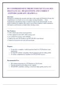 RN COMPREHENSIVE PREDICTOR EXIT EXAM 2025-2026 EXAM ALL 180 QUESTIONS AND CORRECT   ANSWERS &vert;ALREADY GRADED A&plus;  
