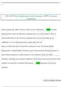 NU 629 Final Questions with Answers &lpar;100&percnt; Correct  Answers&rpar;