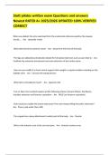 Stott pilates written exam Questions and answers Newest RATED A&plus; 2025&sol;2026 UPDATED 100&percnt; VERIFIED CORRECT 