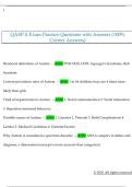 QASP-S Exam Practice Questions with Answers &lpar;100&percnt;  Correct Answers&rpar;