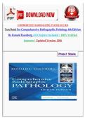 Test Bank for Comprehensive Radiographic Pathology 8th Edition by Ronald Eisenberg All Chapters Included &vert; 100&percnt; Verified Answers &vert; Updated Version&period; 2026