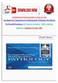 Test Bank for Comprehensive Radiographic Pathology 8th Edition by Ronald Eisenberg All Chapters Included &vert; 100&percnt; Verified Answers &vert; Updated Version&period; 2026