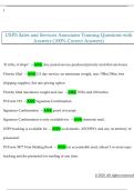 USPS Sales and Services Associates Training Questions with  Answers &lpar;100&percnt; Correct Answers&rpar; 