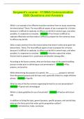Sergeant's course - 5120BA Communication  2026 Questions and Answers 
