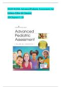 Advanced Pediatric Assessment &lpar;3rd Edition&comma; Ellen M&period; Chiocca&rpar; &ndash; Complete Test Bank &lpar;Chapters 1&ndash;26&rpar;