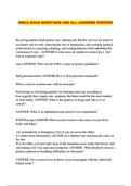 NWCA EXAM QUESTIONS AND ALL ANSWERS VERIFIED