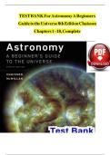 Test Bank For Astronomy A Beginners Guide to the Universe 7th edition by Chaisson
