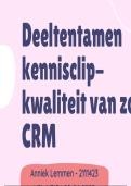 CRM - kennisclip presentatie 