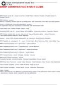 BRMP CERTIFICATION STUDY GUIDE