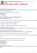 BRMP 2021 STUDY GUIDE - MODULES