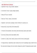 Bio 204 Final Content Questions with 100&percnt; Correct Answers &vert; Verified &vert; Latest Update 