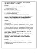 NAS2 CHALLENGE EXAM QUESTIONS AND ANSWERS UPDATED 2024&sol;2025 GRADED A&plus;