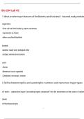 Bio 204 Lab &num;2 Questions with 100&percnt; Correct Answers &vert; Verified &vert; Latest Update 