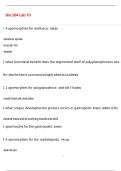 Bio 204 Lab 10 Questions with 100&percnt; Correct Answers &vert; Verified &vert; Latest Update 