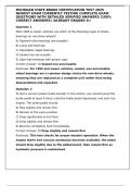 MICHIGAN STATE BRAKE CERTIFICATION TEST 2025 NEWEST EXAM CURRENTLY TESTING COMPLETE EXAM QUESTIONS WITH DETAILED VERIFIED ANSWERS &lpar;100&percnt; CORRECT ANSWERS&rpar; &sol;ALREADY GRADED A&plus;