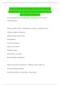 Depression&sol;Bipolar&sol;Mania&sol;Suicide &lpar;Mental Health Test &num;2&rpar; Study Guide with Questions and Correct Answers