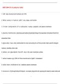 BIO 204 Ch 3 Lecture&colon; Cells  Questions with 100&percnt; Correct Answers &vert; Verified &vert; Latest Update 