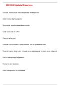 BIO 204 Skeletal Structure  Questions with 100&percnt; Correct Answers &vert; Verified &vert; Latest Update 