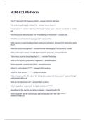 NUR 631 Midterm Questions with Correct Answers